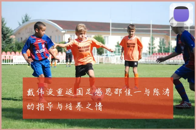戴伟浚重返国足感恩邵佳一与陈涛的指导与培养之情